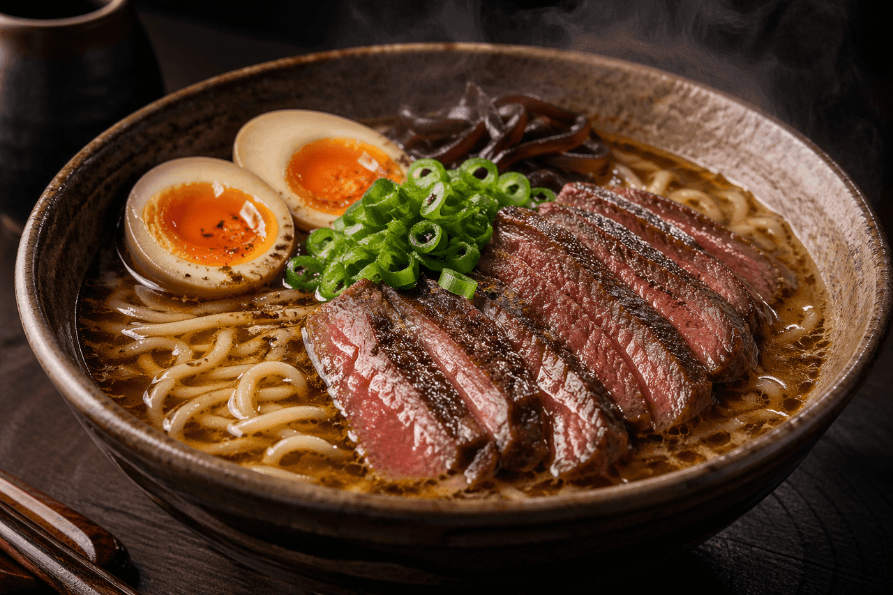 Ramen med nötkött
