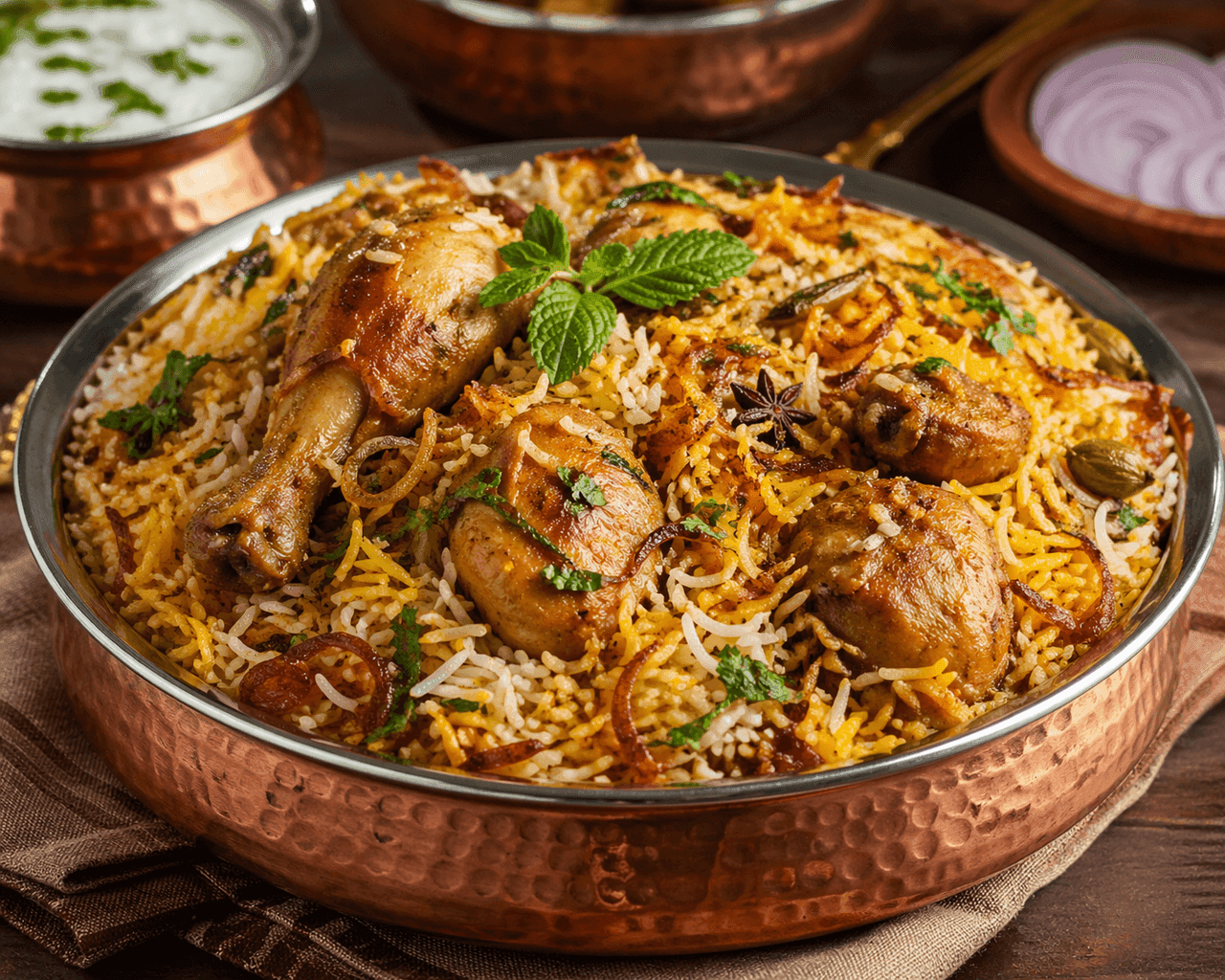 Kycklingbiryani