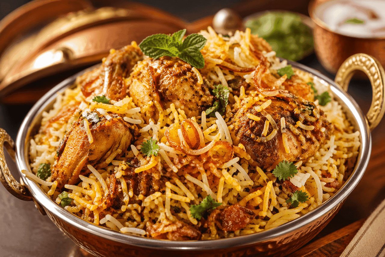 Kycklingbiryani