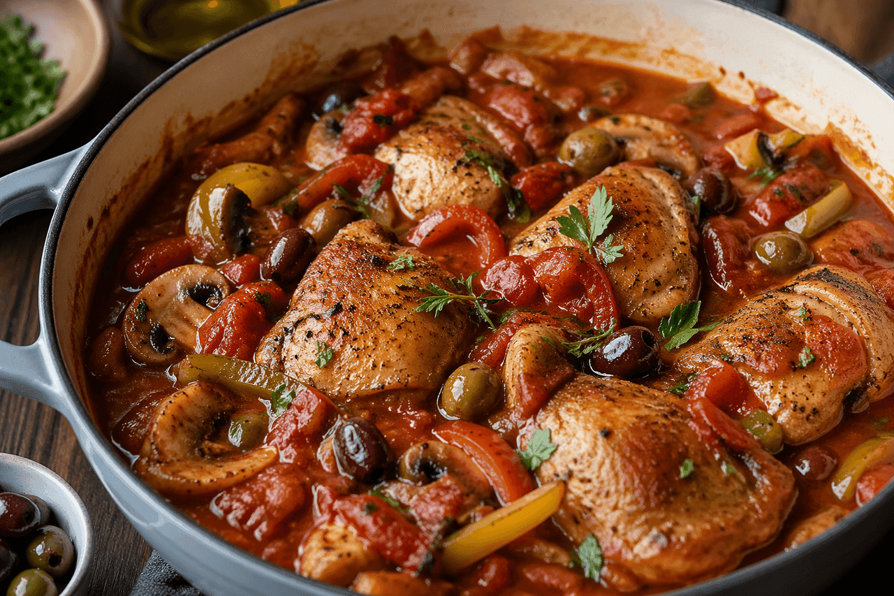 Kycklinggryta Cacciatore