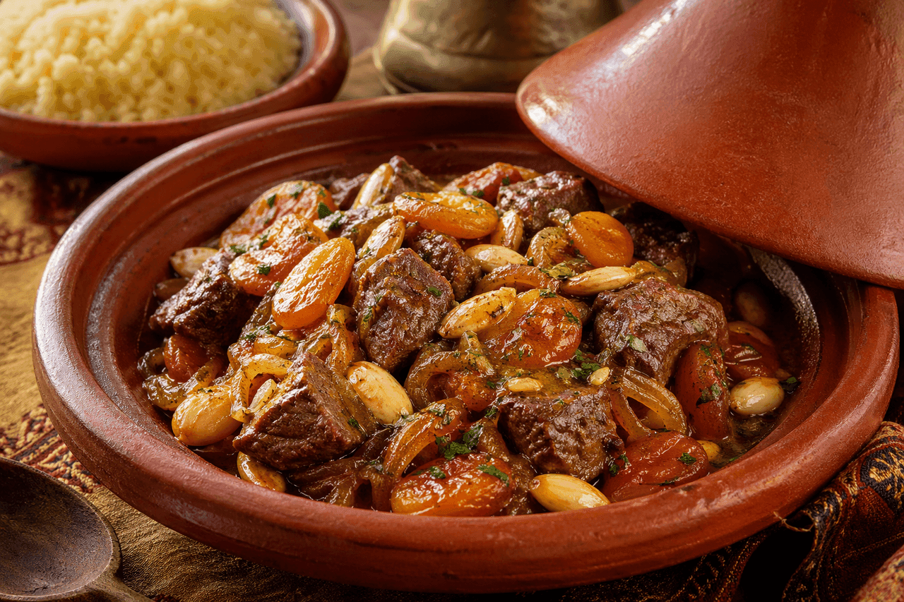 Marockansk nötkötts-tagine