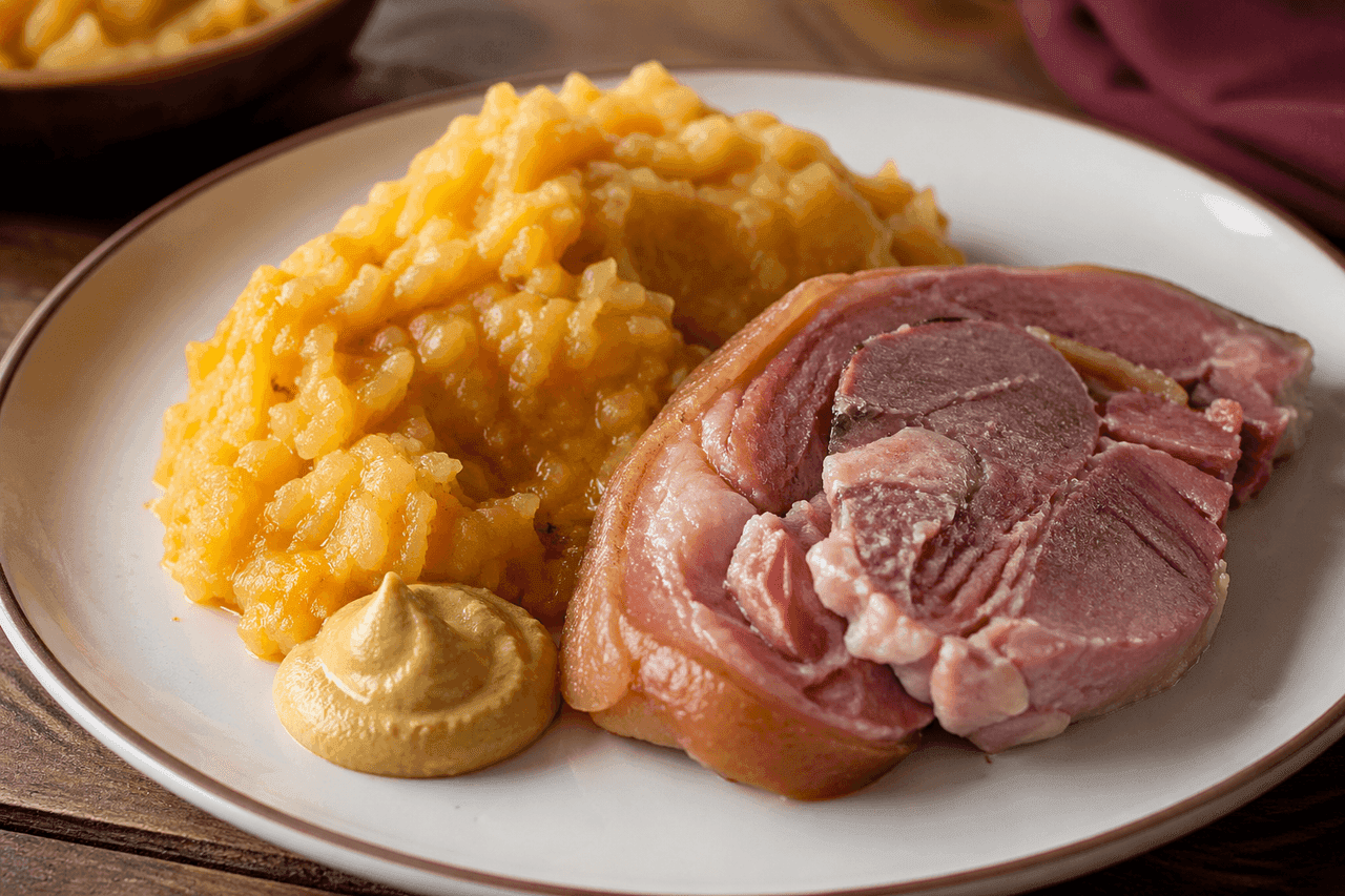 Rotmos med Fläsklägg
