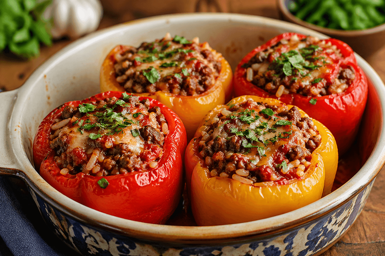 Stuffed Peppers Beef