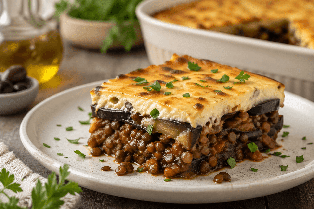 Vegetarisk moussaka