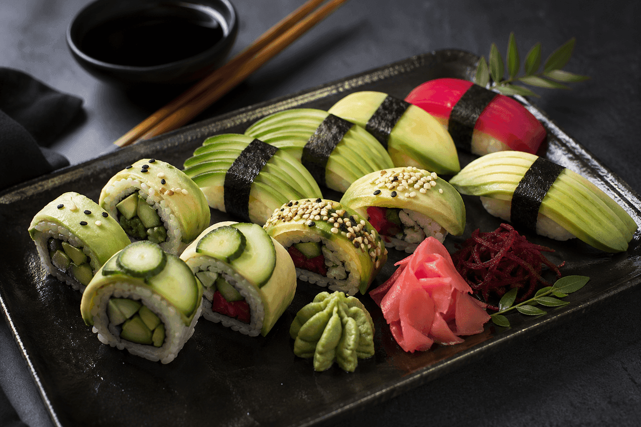 Vegetarisk sushi