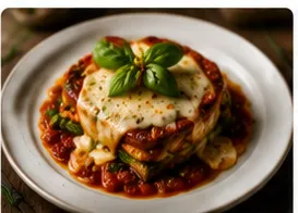 Melanzane alla parmigiana (ugnsbakad aubergine)