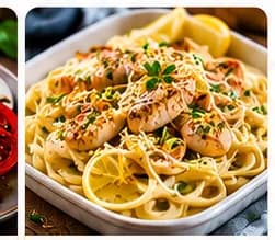 Pasta al limone med kyckling