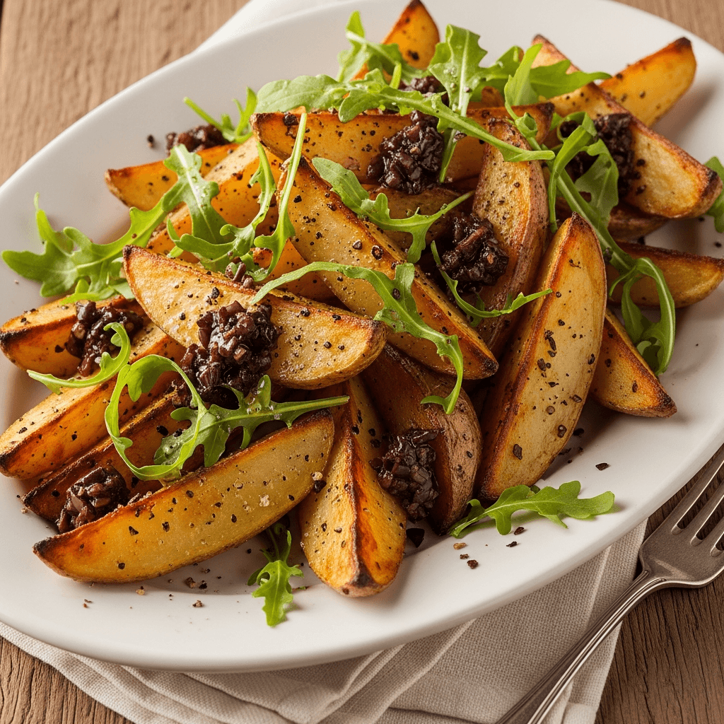 Rostad potatissallad med tapenade