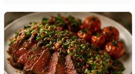 Oxfilé med chimichurri