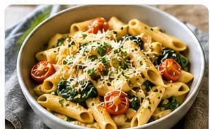 Kycklingpasta med soltorkade tomater