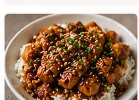 Teriyakikyckling med ris