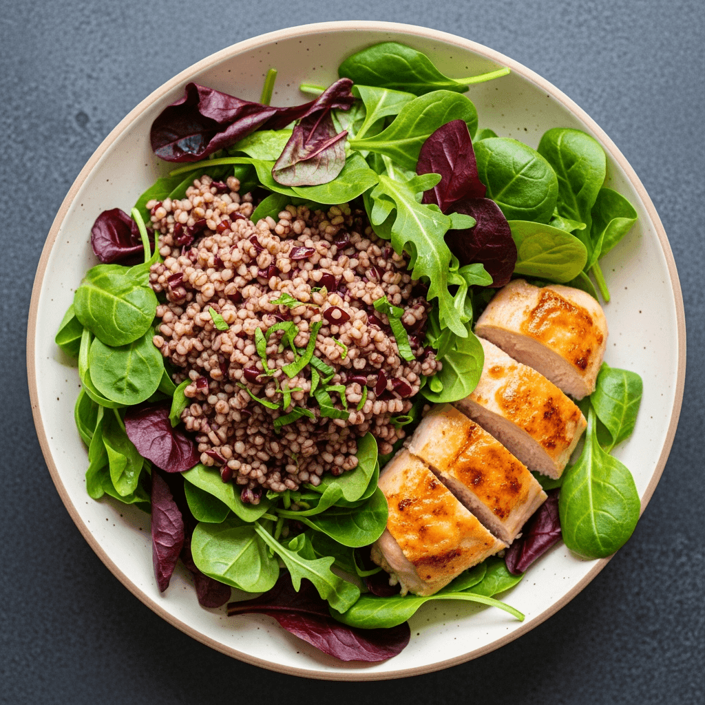 Bulgursallad med kyckling