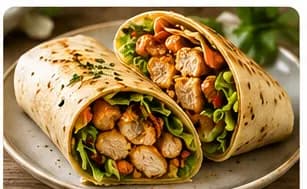 Kycklingwraps med buffalo och ranch
