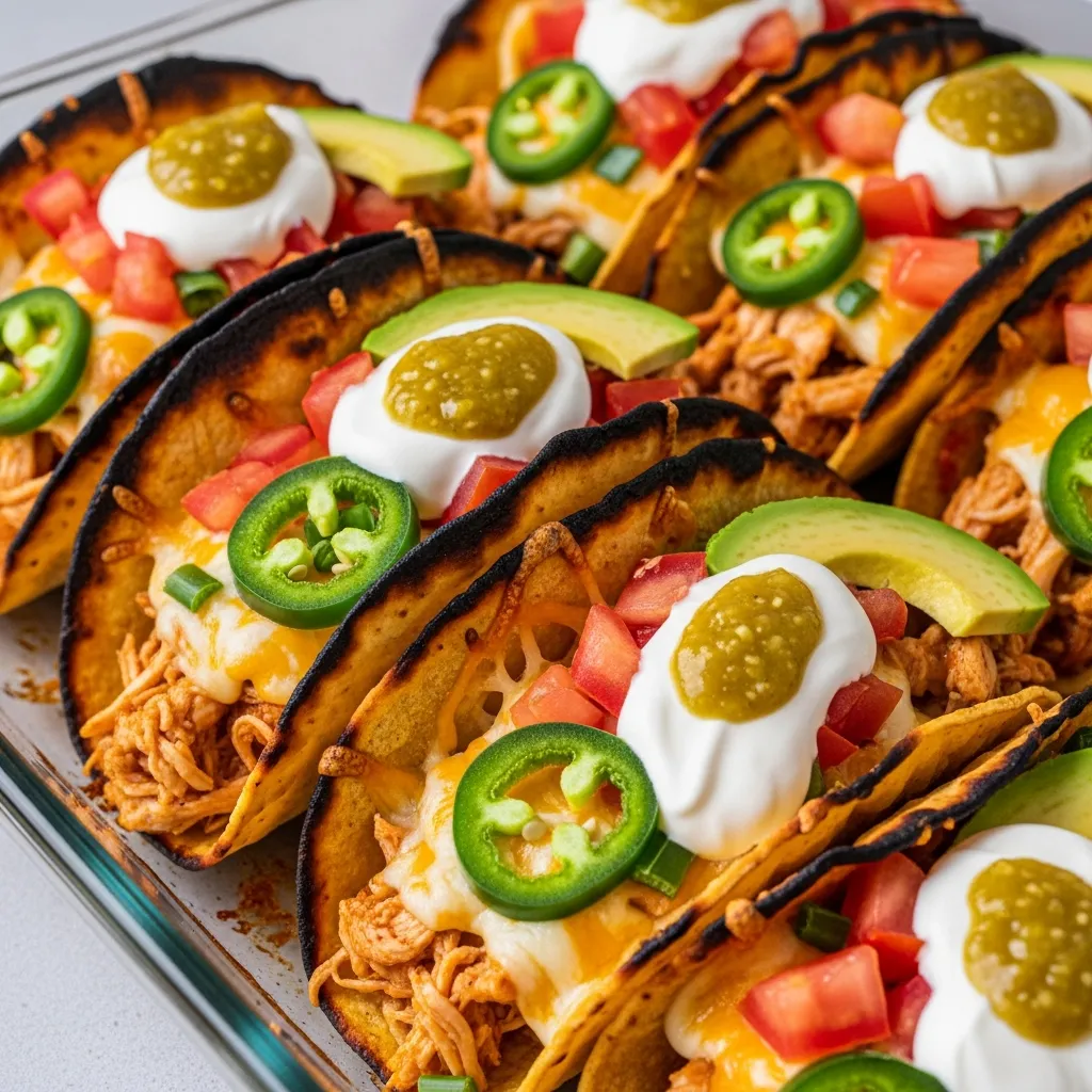 Crock Pot kycklingbakade tacos
