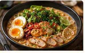 Ramen med kyckling & kokos