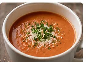 Tomatsoppa i mugg