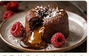 Chokladfondant med salt karamell