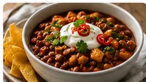 Chili con carne med ris