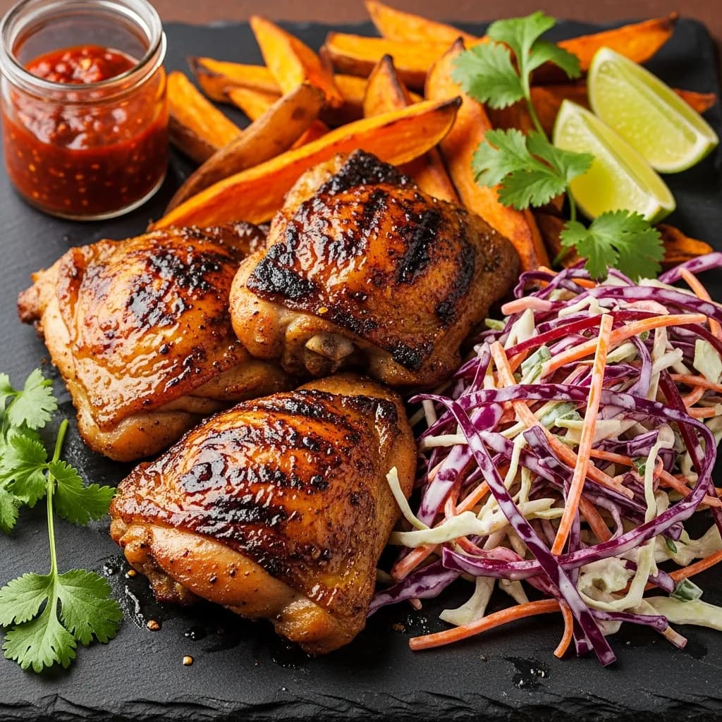 Piri-piri kyckling med slaw