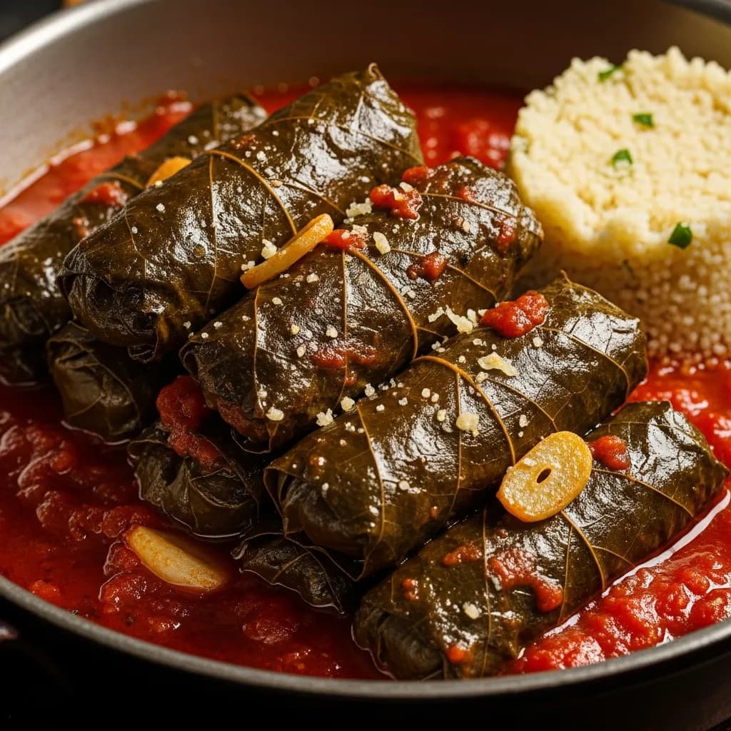 Lamm tomat och söta kryddor