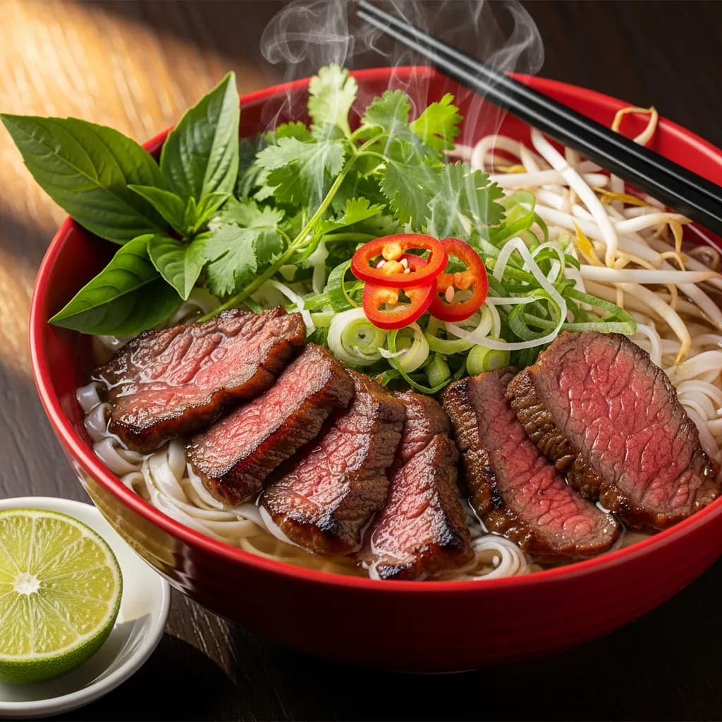 Pho med nötkött