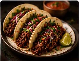 Carne asada tacos
