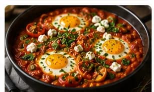 Shakshuka med feta & spenat