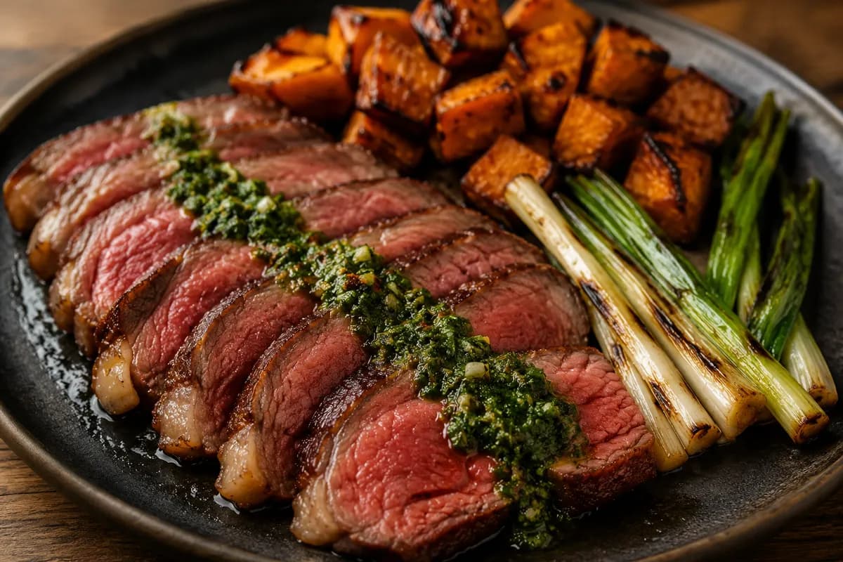 Brasiliansk picanha med chimichurri