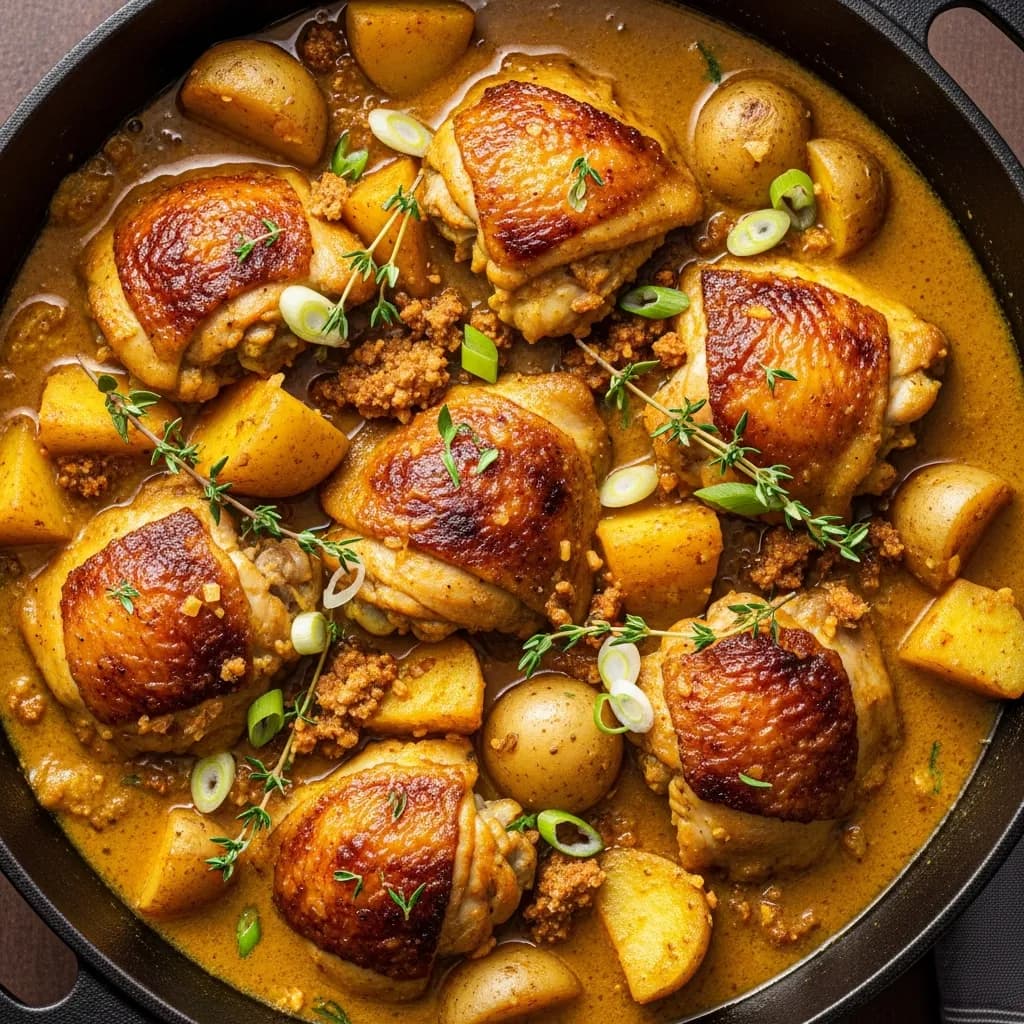 Recept på jamaicansk currykyckling