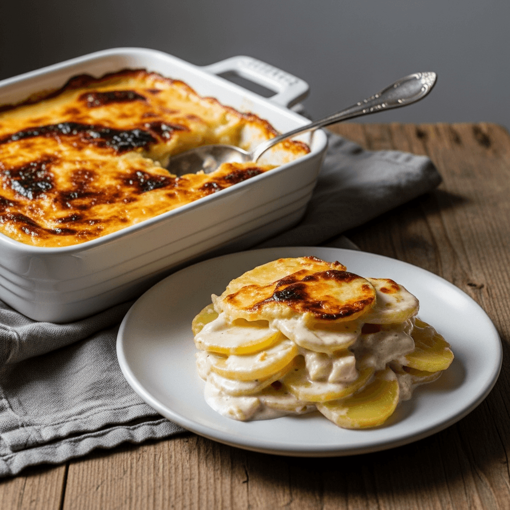 Enkel potatisgratäng