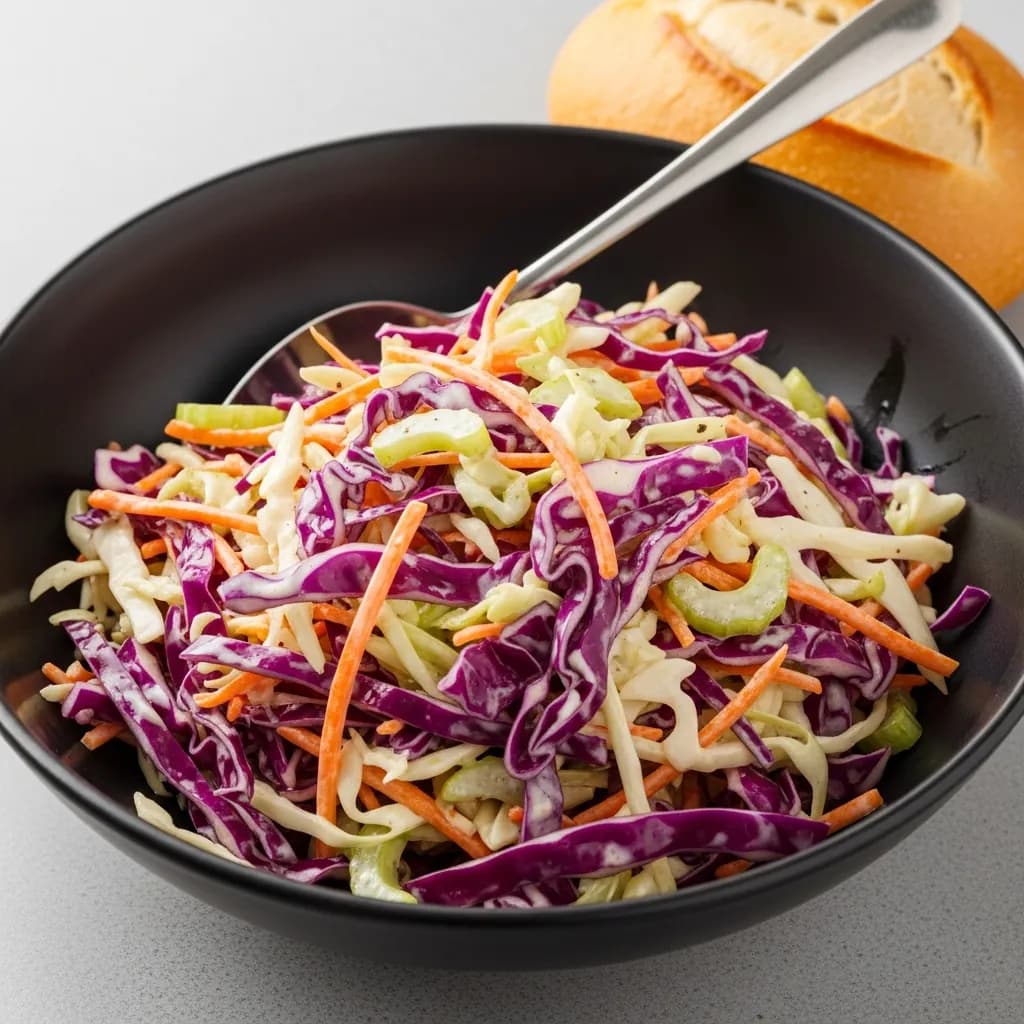 Syrlig kålsallad
