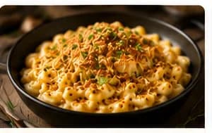 Mac & Cheese med jalapeño & krispigt panko