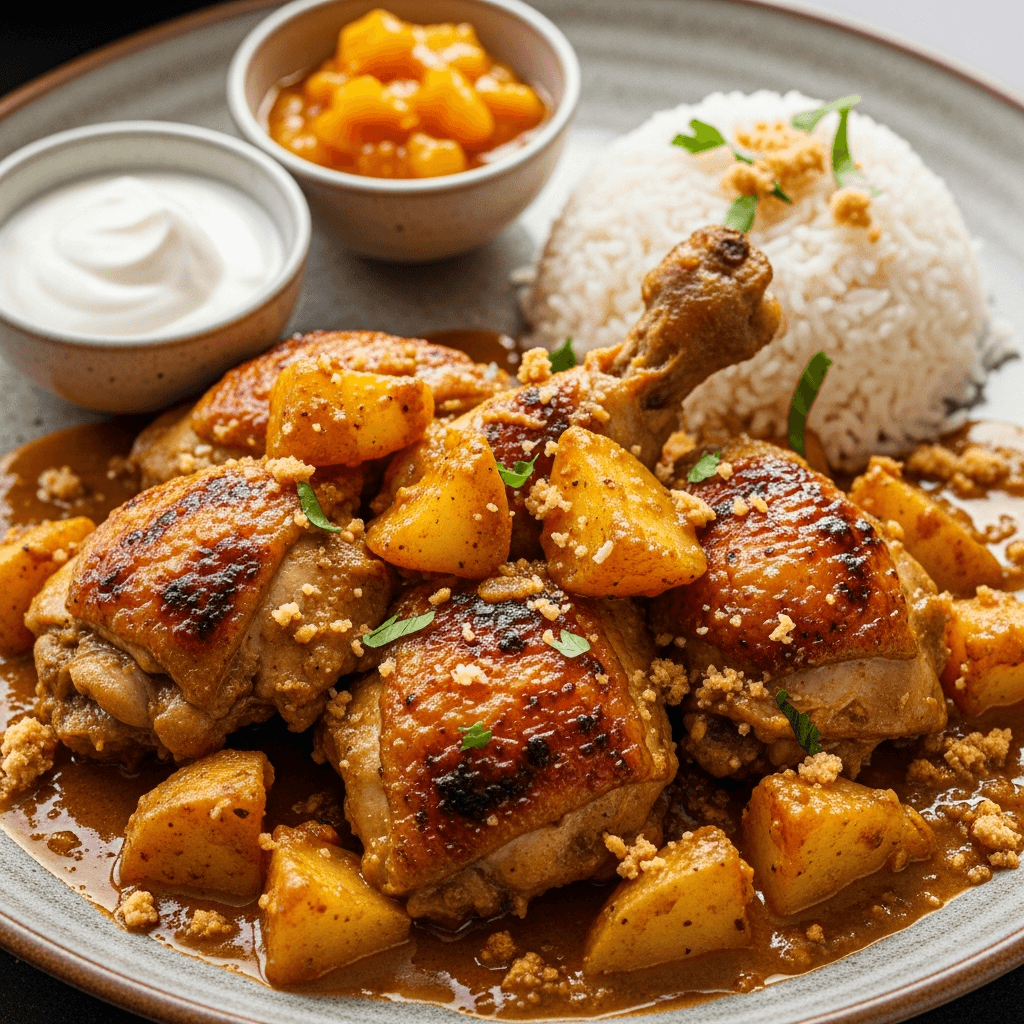 Kycklingcurry med ingefära