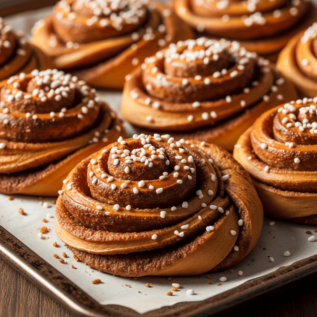 Saftiga kanelbullar