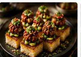 Krispigt ris med spicy tuna, wasabimajonnäs & yuzu