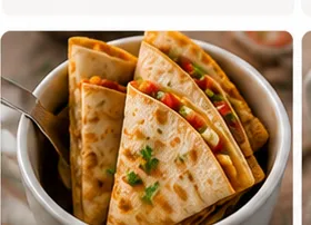 Quesadilla i mugg