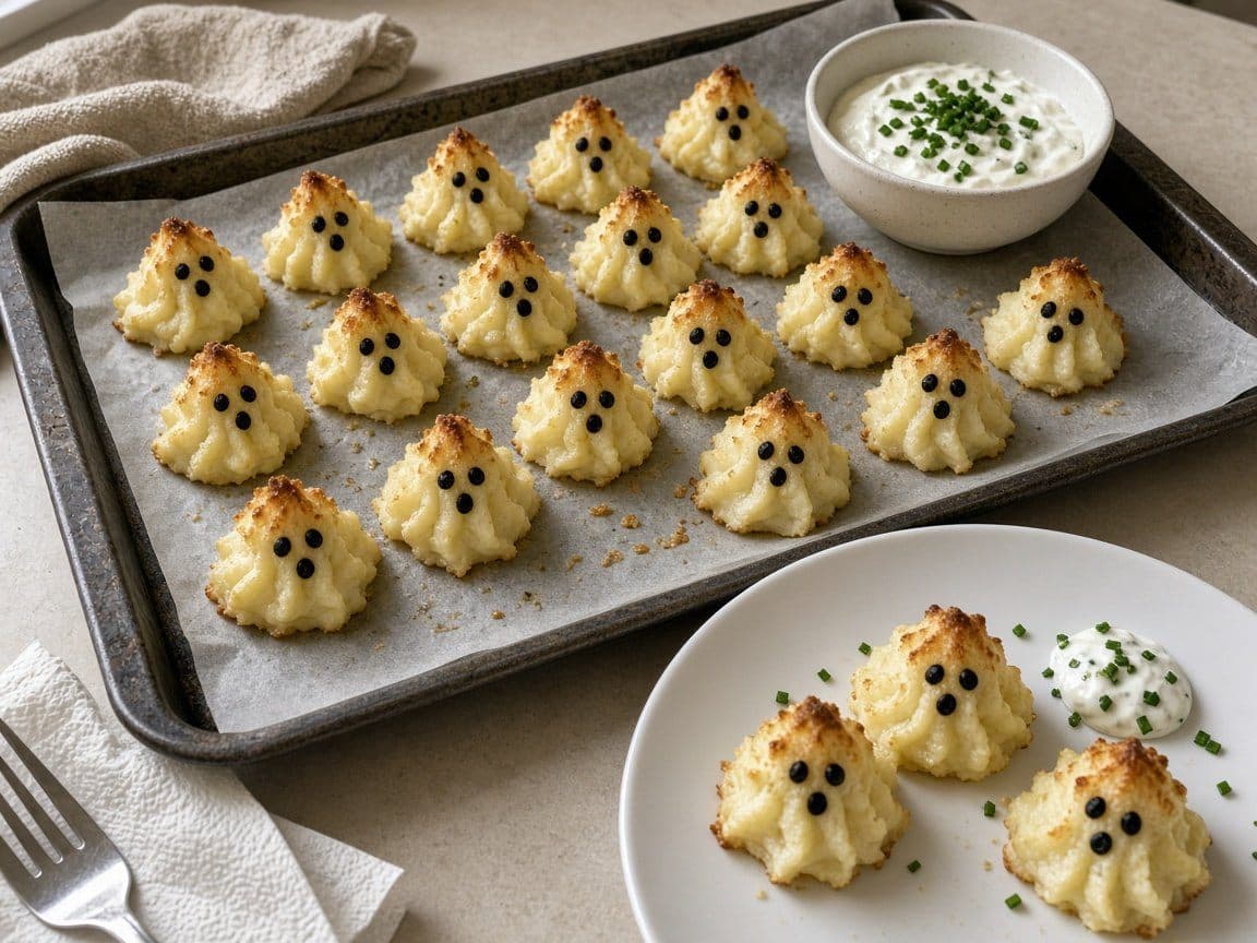 Potatisspöken med västerbotten och gräslökskräm