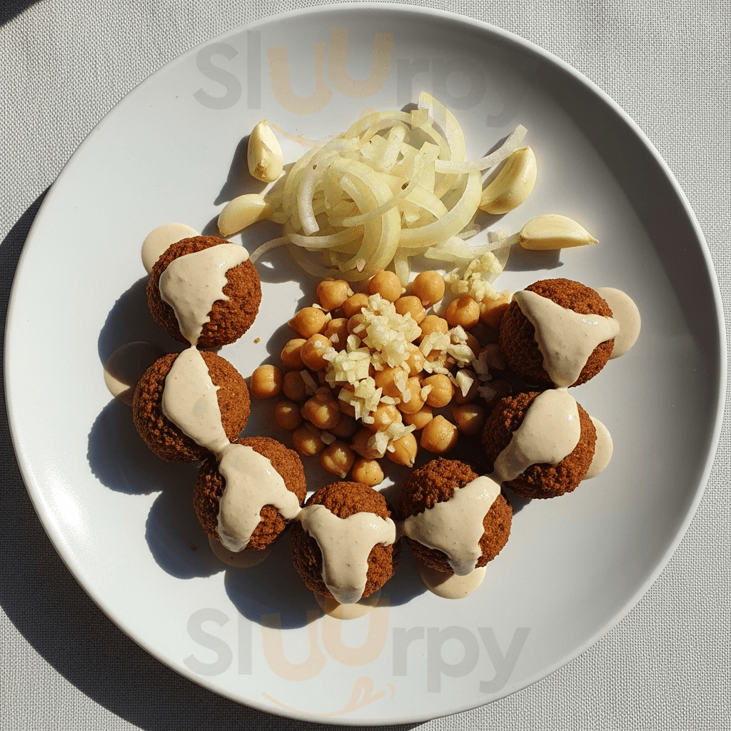 Tuggis falafel med tahinisås