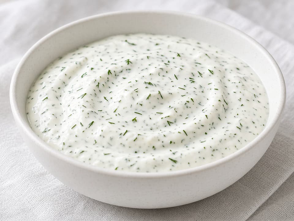 Crème fraiche-dressing