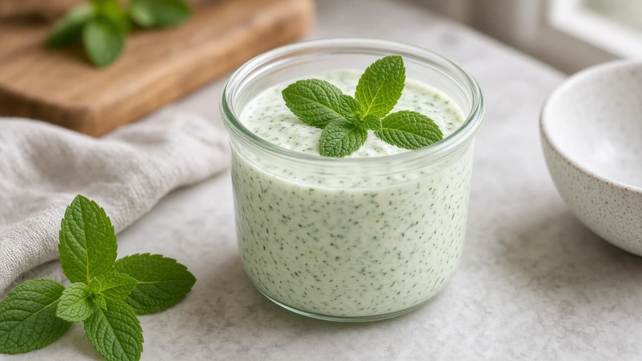 Yoghurt-mintdressing