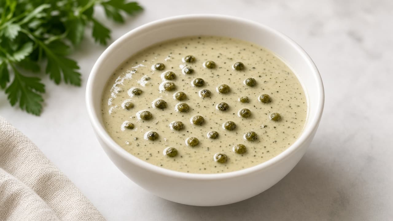 Grönpepparsås