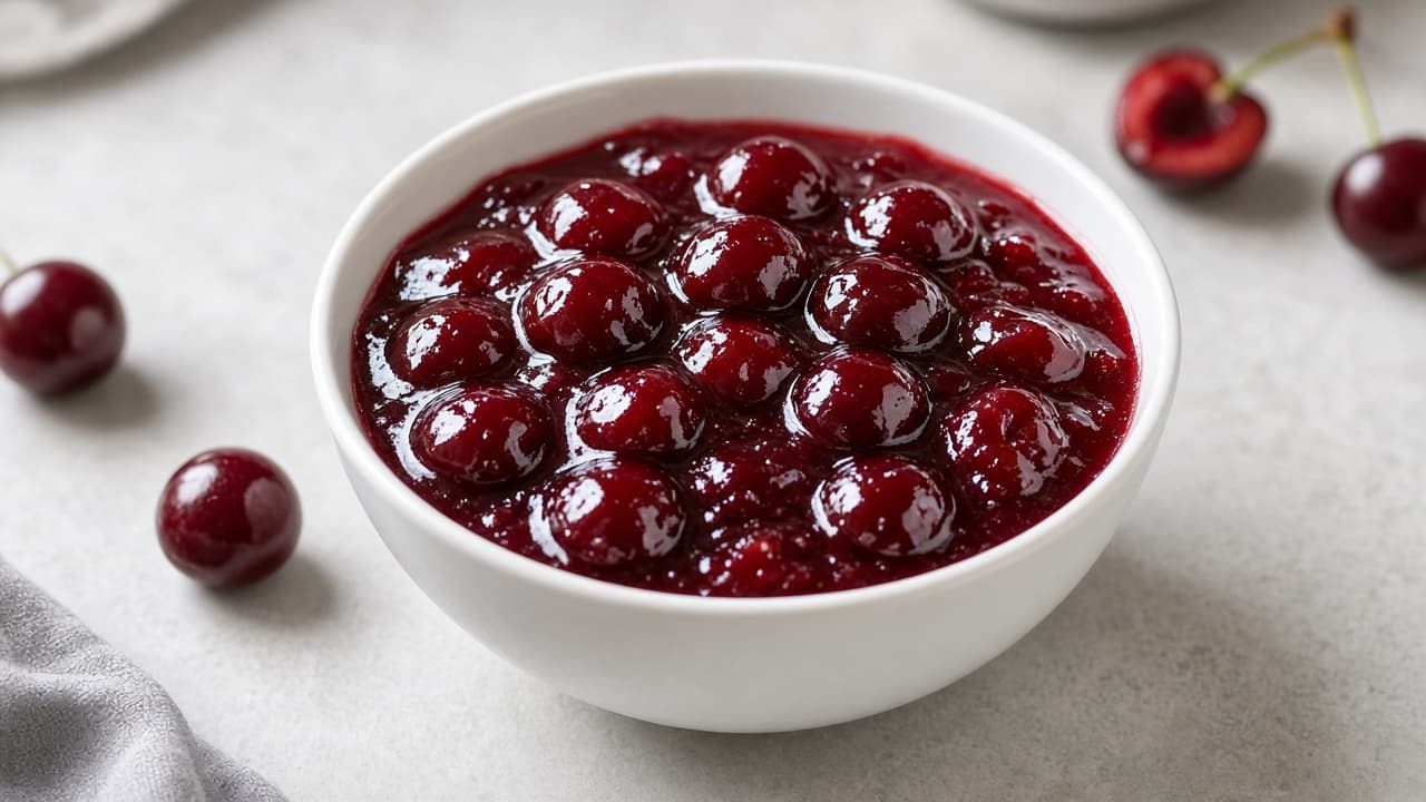 Körsbärssås