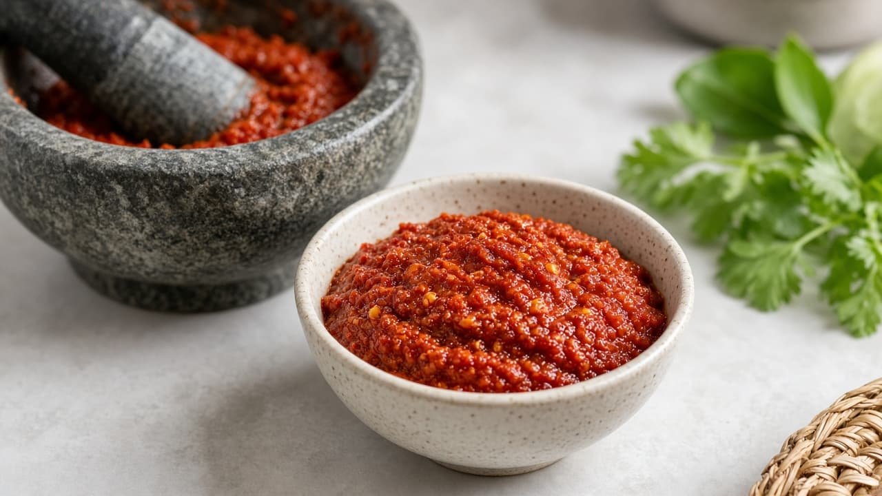 Röd currypasta