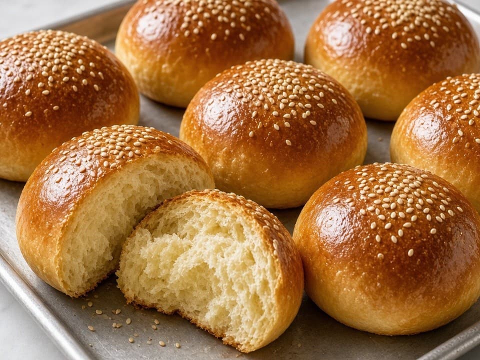 Hamburgerbrödsdeg