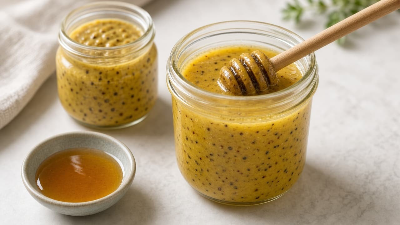 Honungs-senapsdressing