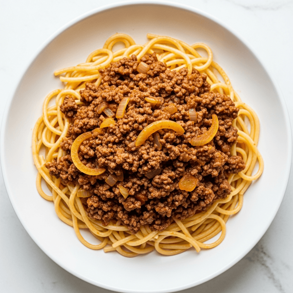 Tuggis spaghetti bolognese