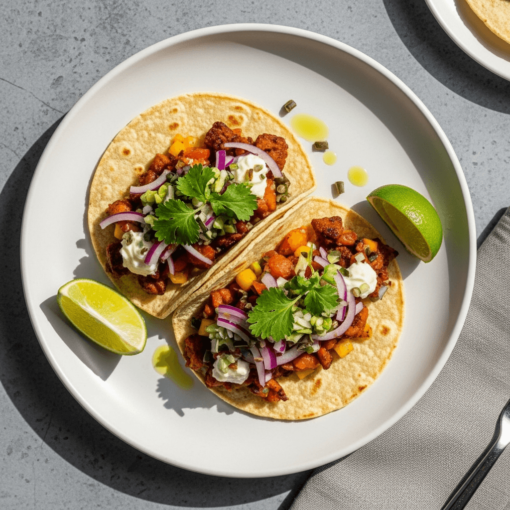 Tuggis tacos med köttfärs