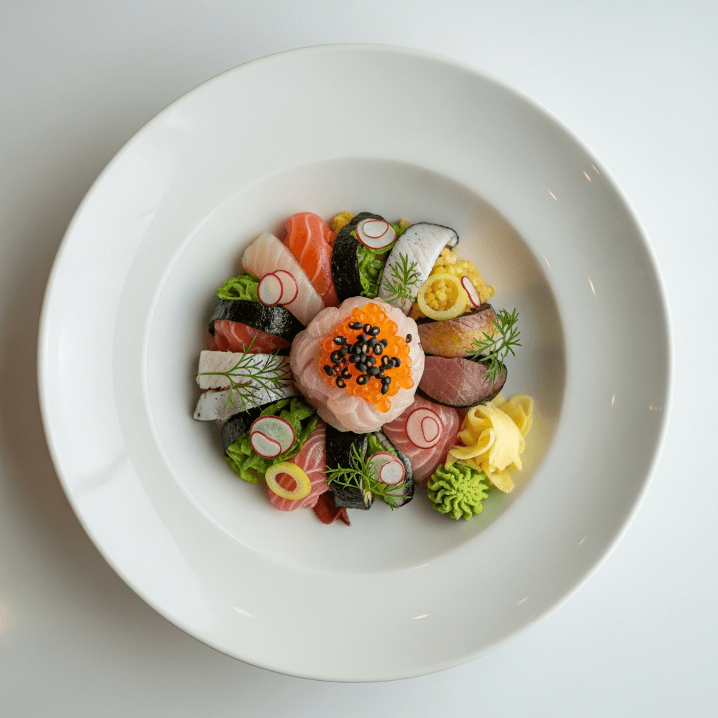 Tuggis sushi-bowl med lax