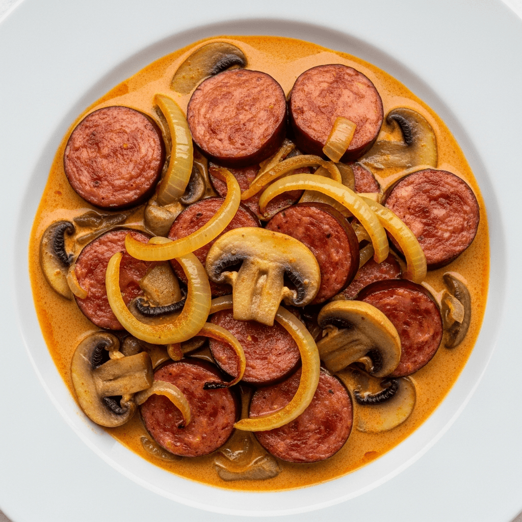 Tuggis korv stroganoff