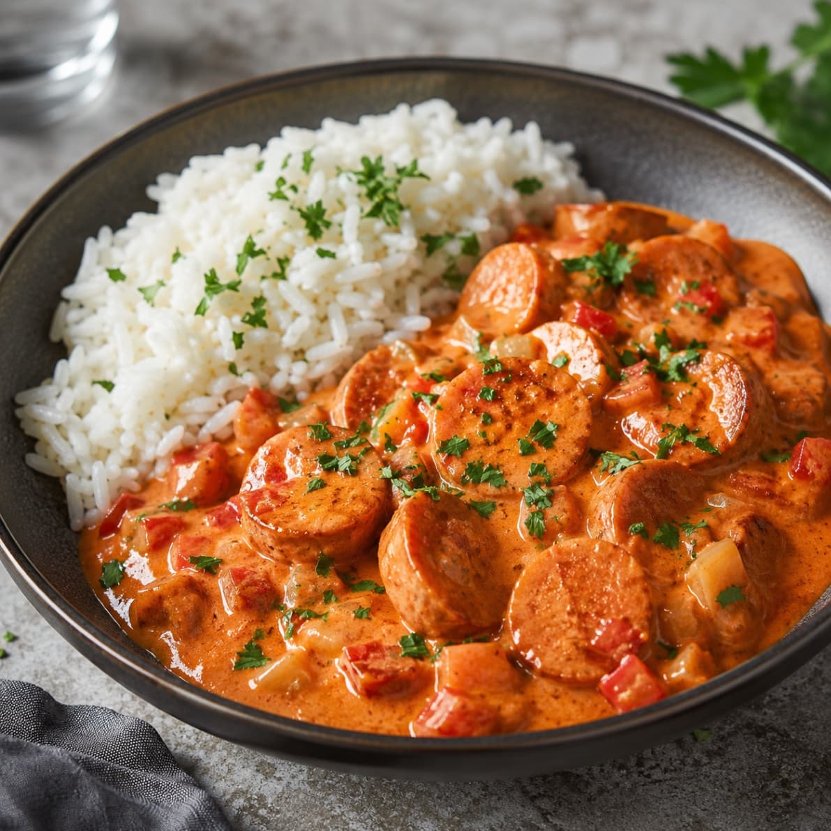 Nötkorv stroganoff